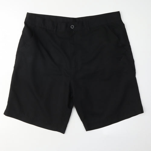 Dunlop Men's Black Polyester Shorts, Size 36
