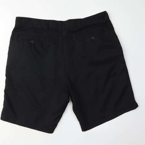 Dunlop Men's Black Polyester Shorts, Size 36