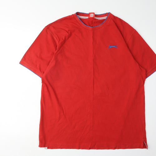 Slazenger Men's Red XL Crew Neck T-Shirt