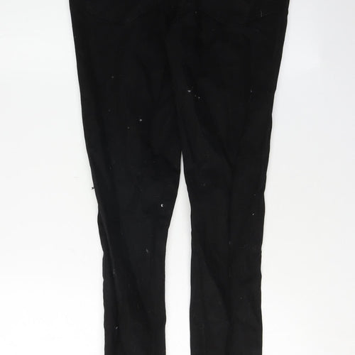 boohooMAN Black Skinny Fit Distressed Jeans 32R
