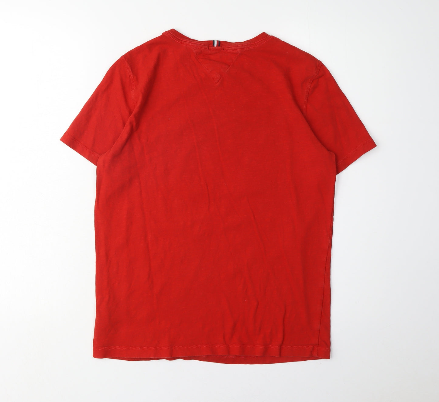 Tommy Hilfiger Boys Red Graphic T-Shirt - Size 16 Years