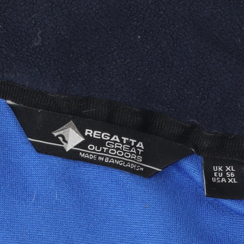 Regatta Men's Blue Fleece Half Zip Hoodie XL