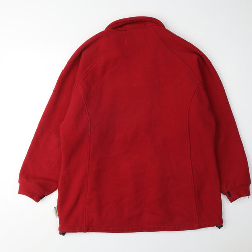 Regatta Women's Red Fleece Jacket Size 14 Casual