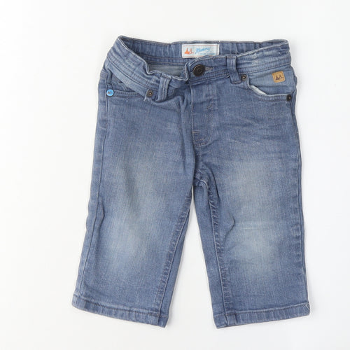 Mantaray Boys Blue Straight Jeans 5 Years Adjustable Waist