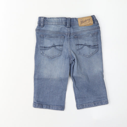 Mantaray Boys Blue Straight Jeans 5 Years Adjustable Waist