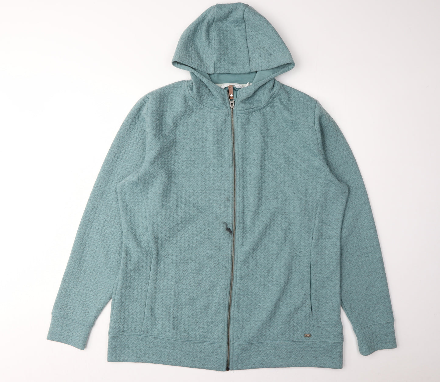 Green Unisex Full Zip Hoodie 2XL