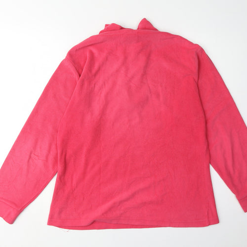 Trespass Women's Pink Fleece Pullover Sweatshirt L