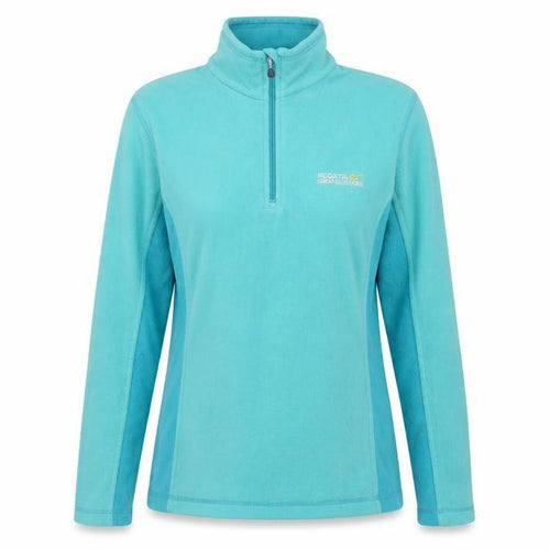 Regatta Women's Blue Fleece 1/4 Zip Sweatshirt Size 10