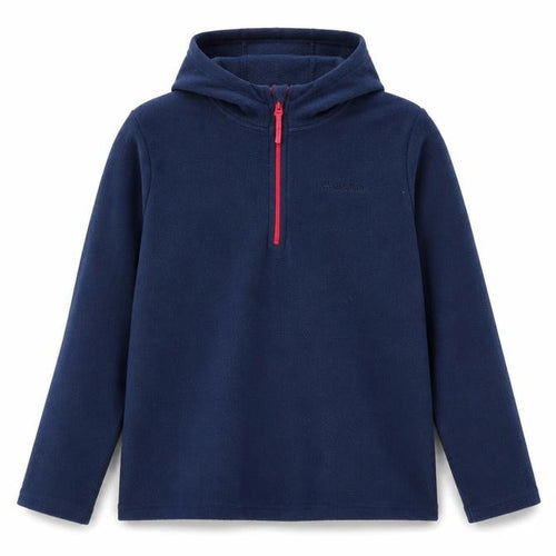 Mountain Warehouse Girls Blue Fleece Hoodie, 13 Years, 1/4 Zip