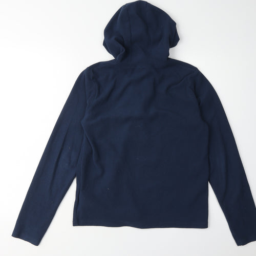 Mountain Warehouse Girls Blue Fleece Hoodie, 13 Years, 1/4 Zip