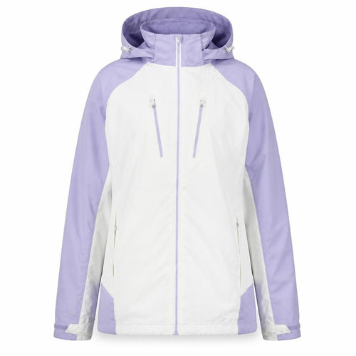 Regatta Women's White Hooded Jacket, Size 12, Casual Style
