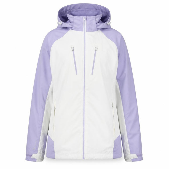Regatta Women's White Hooded Jacket, Size 12, Casual Style