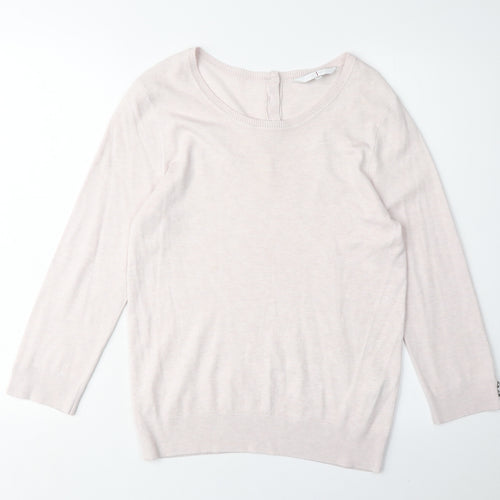Jasper Conran Women's Pink Pullover Jumper Size 10