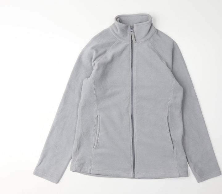 Mountain Warehouse Women's Grey Fleece Jacket Size 10
