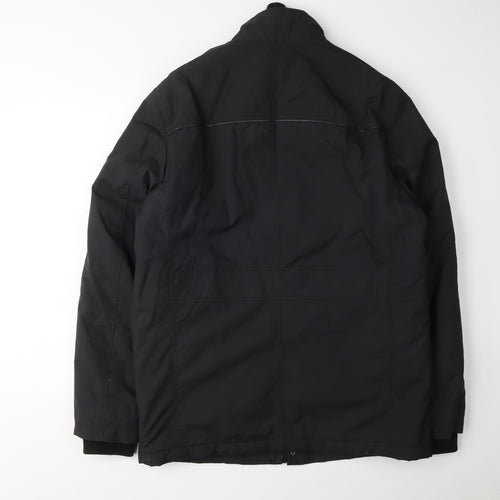 Jeff Banks Men's Black Military Jacket M