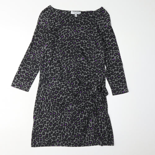 Laura Ashley Women's Multicoloured 3/4 Sleeve Dress