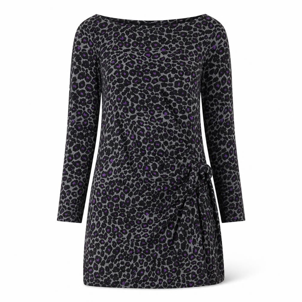 Front view of Laura Ashley Women's Multicoloured 3/4 Sleeve Dress