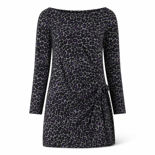 Front view of Laura Ashley Women's Multicoloured 3/4 Sleeve Dress