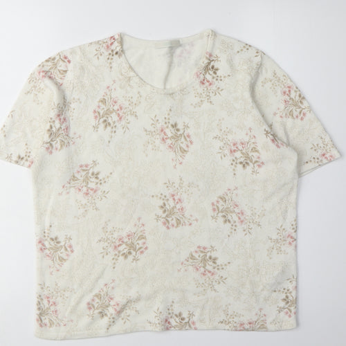 Marks and Spencer Women's Floral Jumper Size 16