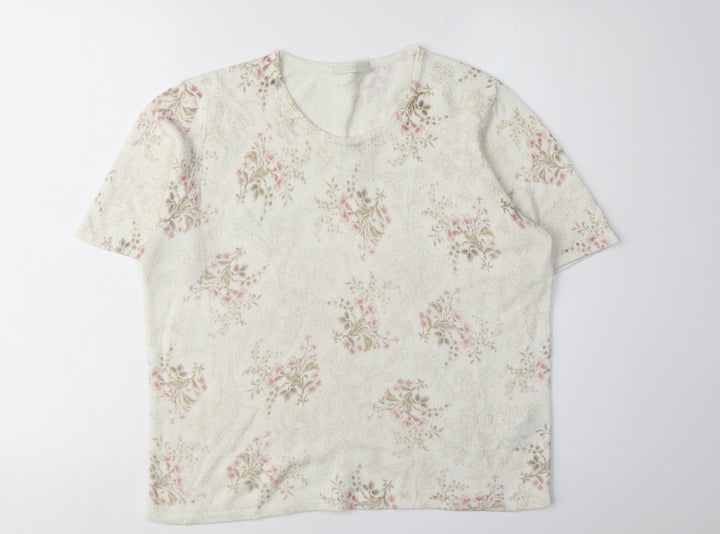 Marks and Spencer Women's Floral Jumper Size 16