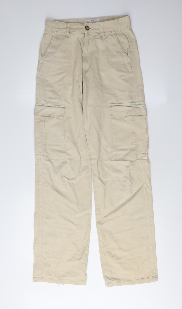 STR Women’s Beige Straight Jeans Size 8