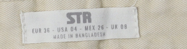 STR Women’s Beige Straight Jeans Size 8