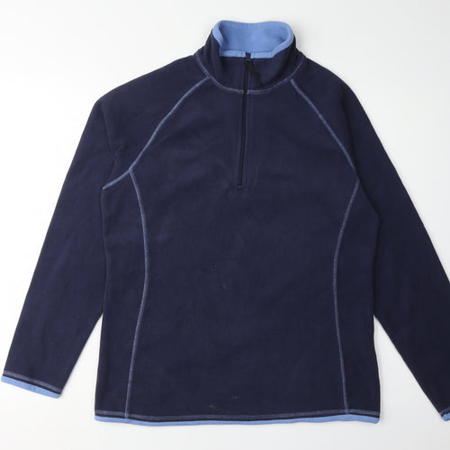 Mountain Warehouse Women's Blue Fleece Sweatshirt UK 14