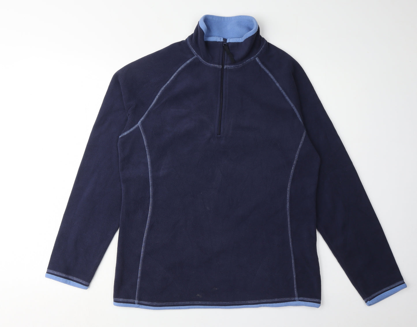 Mountain Warehouse Women's Blue Fleece Sweatshirt UK 14