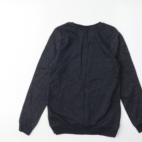 George Girls Black Sequin Fairy Sweatshirt 9-10 Years