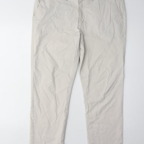 Racing Green Men's Beige Chino Trousers Size 36 S