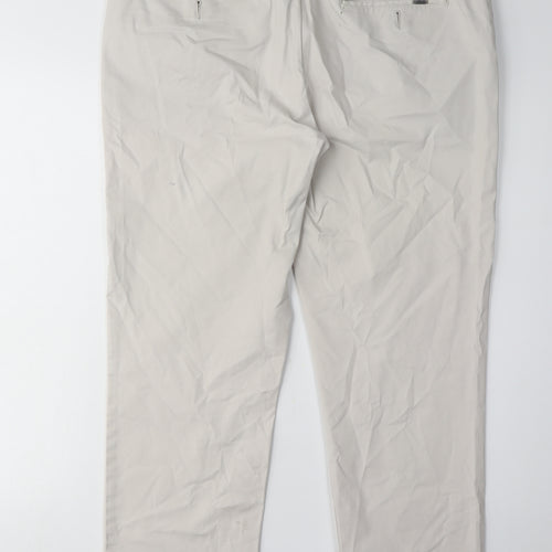 Racing Green Men's Beige Chino Trousers Size 36 S