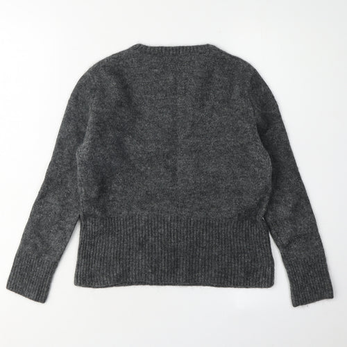 Zara Women's Grey Pullover Jumper, S, Crew Neck