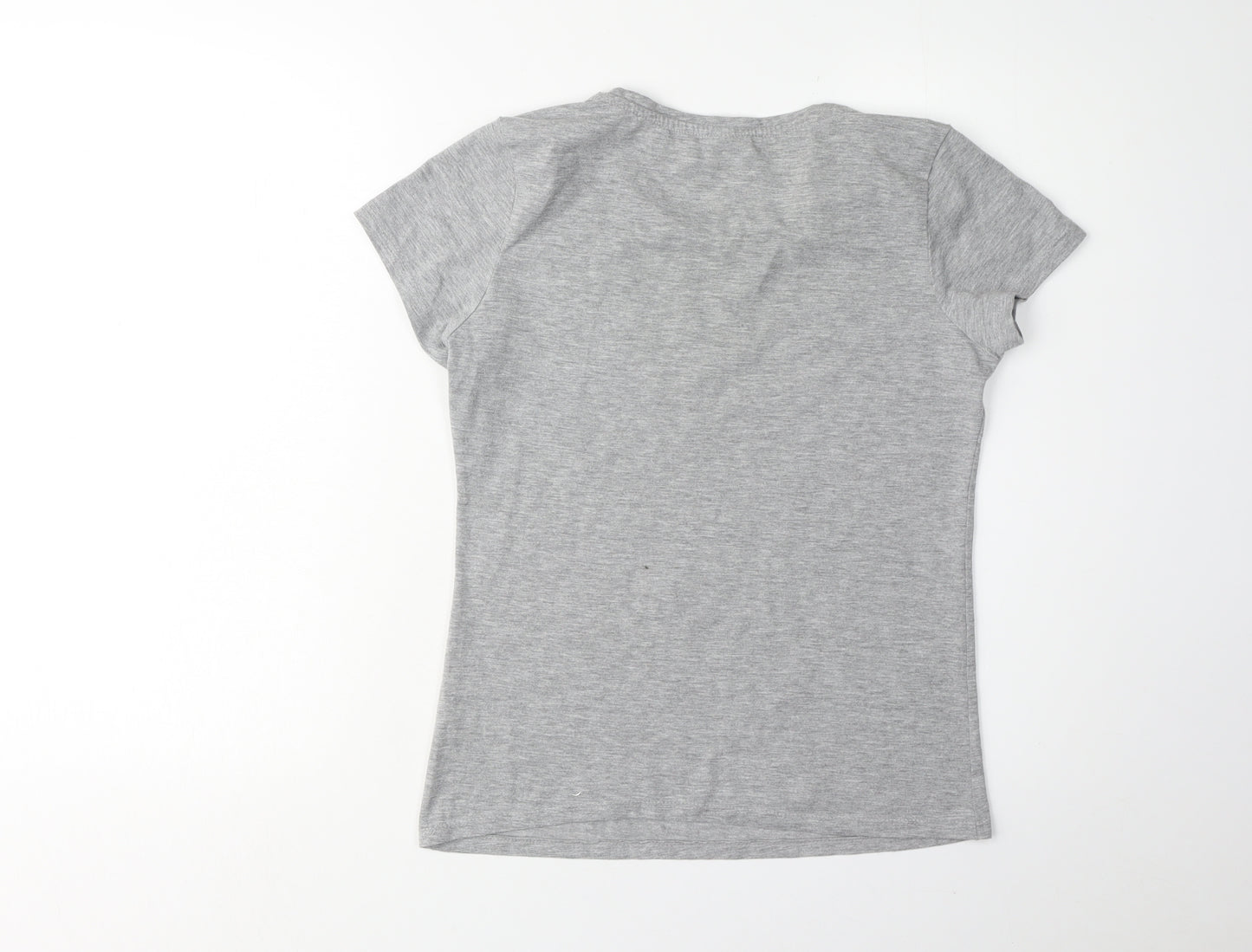 Disney at George Women's Grey Sequin T-Shirt Size 8