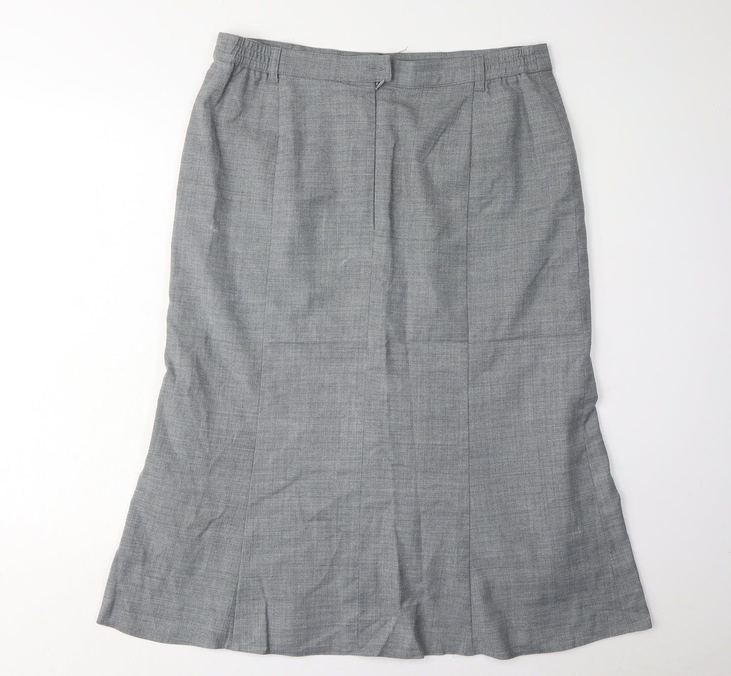 Eugen Klein Women's Grey Tweed Skirt Size 16 Workwear