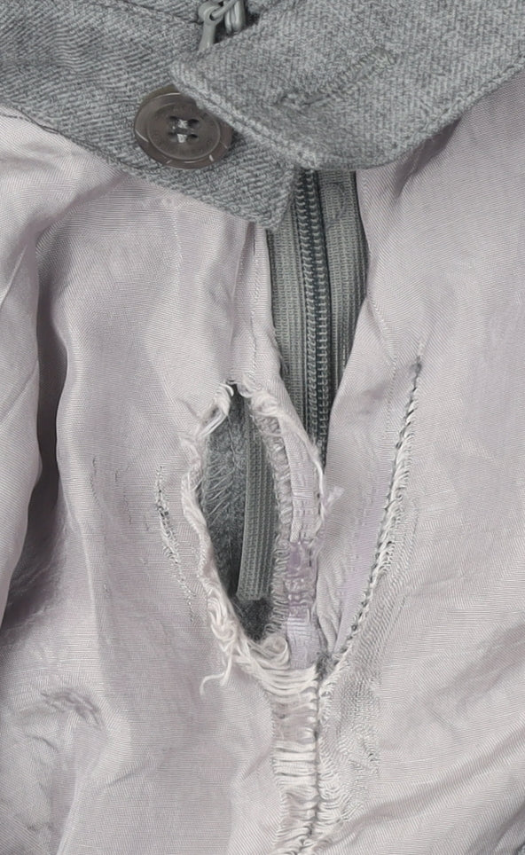 Eugen Klein Women's Grey Tweed Skirt Size 16 Workwear