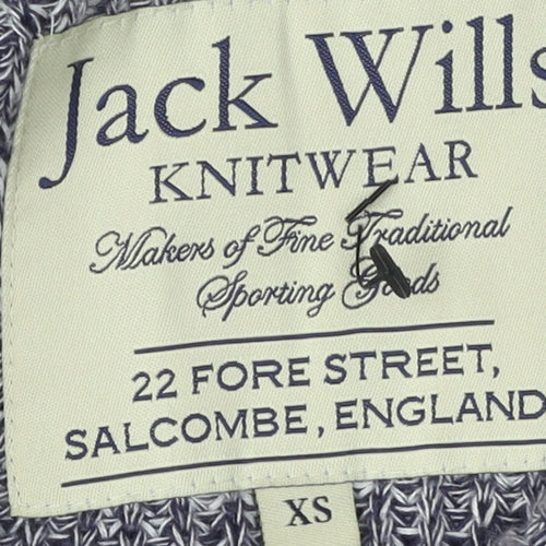 Jack Wills Men’s Grey XS Cotton Pullover Jumper