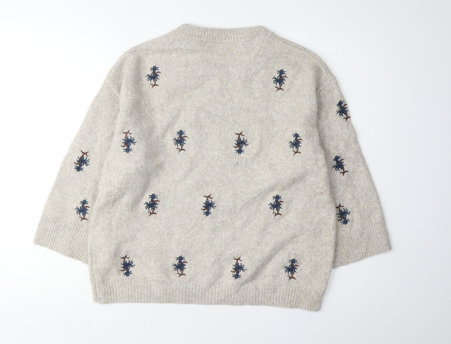Kaffe Women's Beige Pullover Jumper M Acrylic Blend