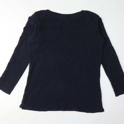 M&Co Women's Blue Jumper Size 10