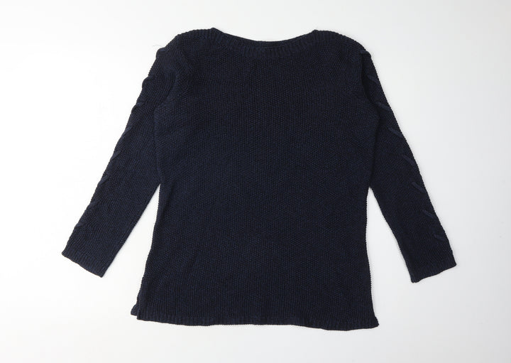 M&Co Women's Blue Jumper Size 10