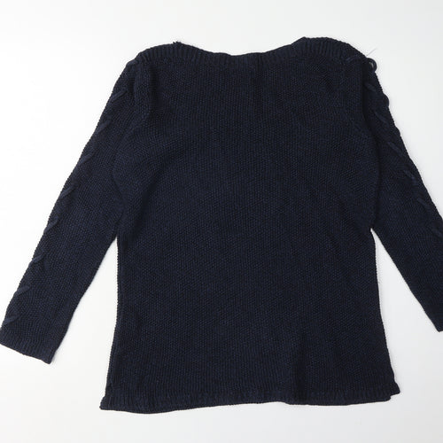 M&Co Women's Blue Jumper Size 10
