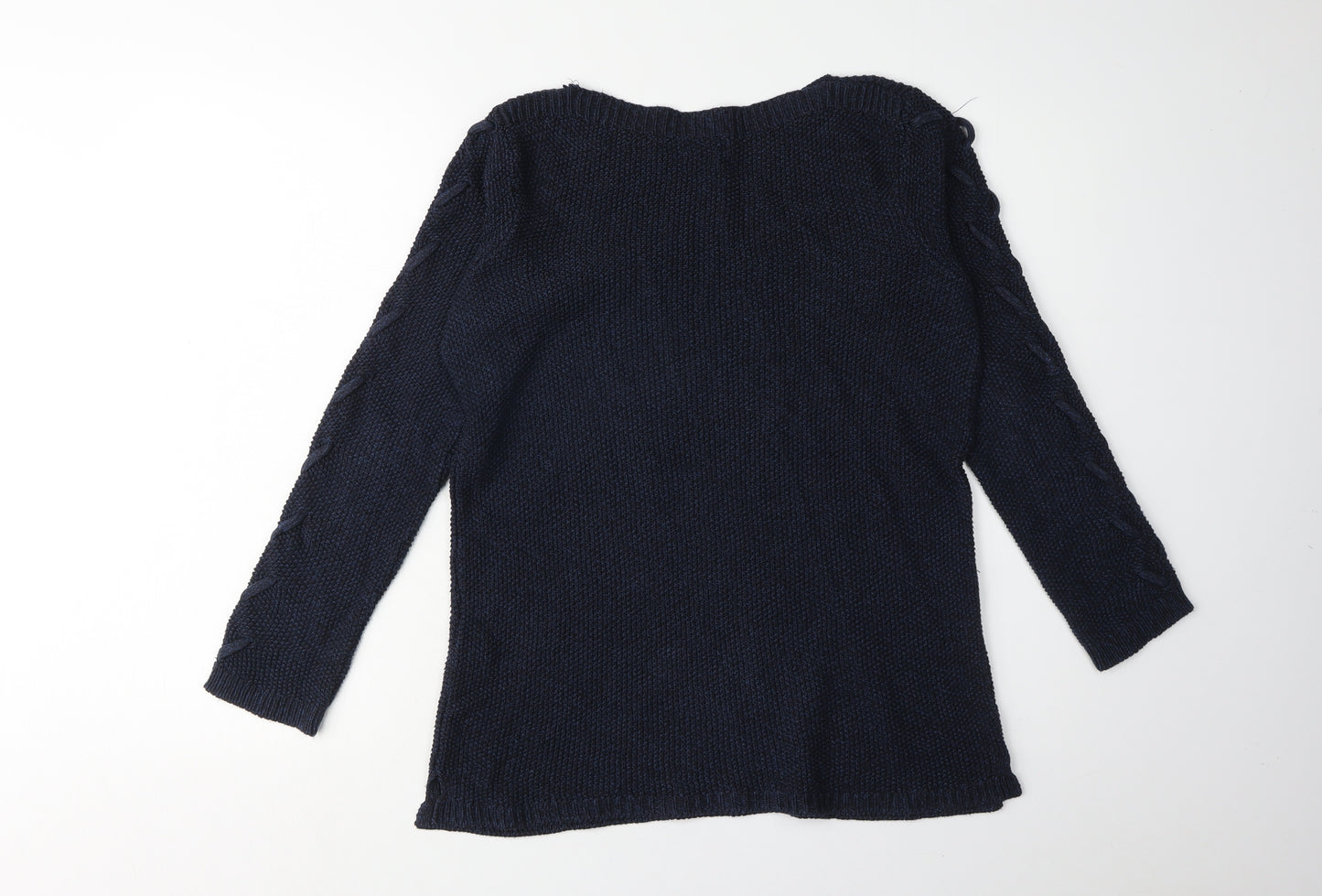 M&Co Women's Blue Jumper Size 10