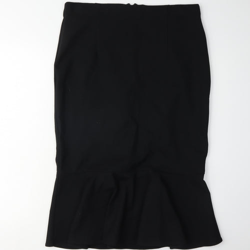 Marks and Spencer Women's Black Trumpet Skirt Size 16