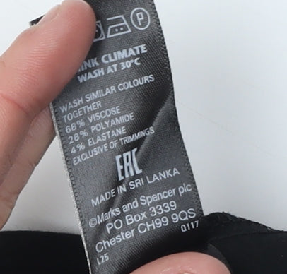 Marks and Spencer Women's Black Trumpet Skirt Size 16