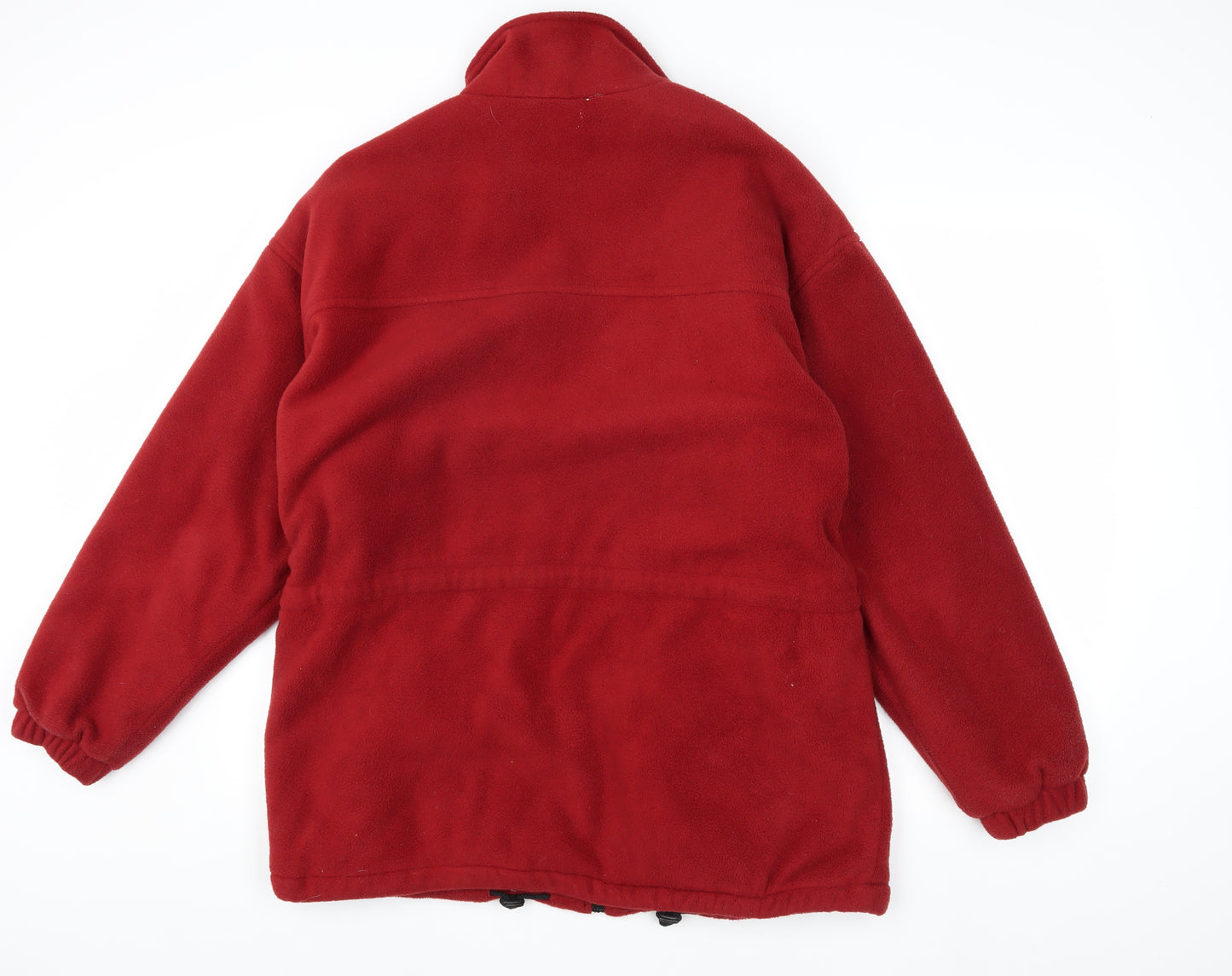 Gebert Men's XL Red Fleece Jacket, Casual Style
