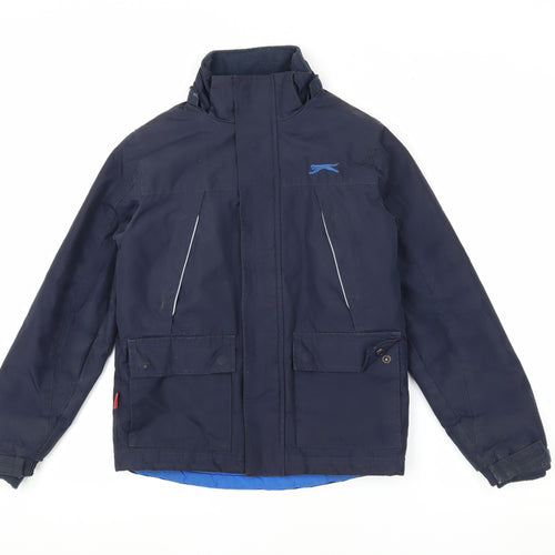 Slazenger Boys Blue Jacket 7-8 Years Reflective Winter Coat