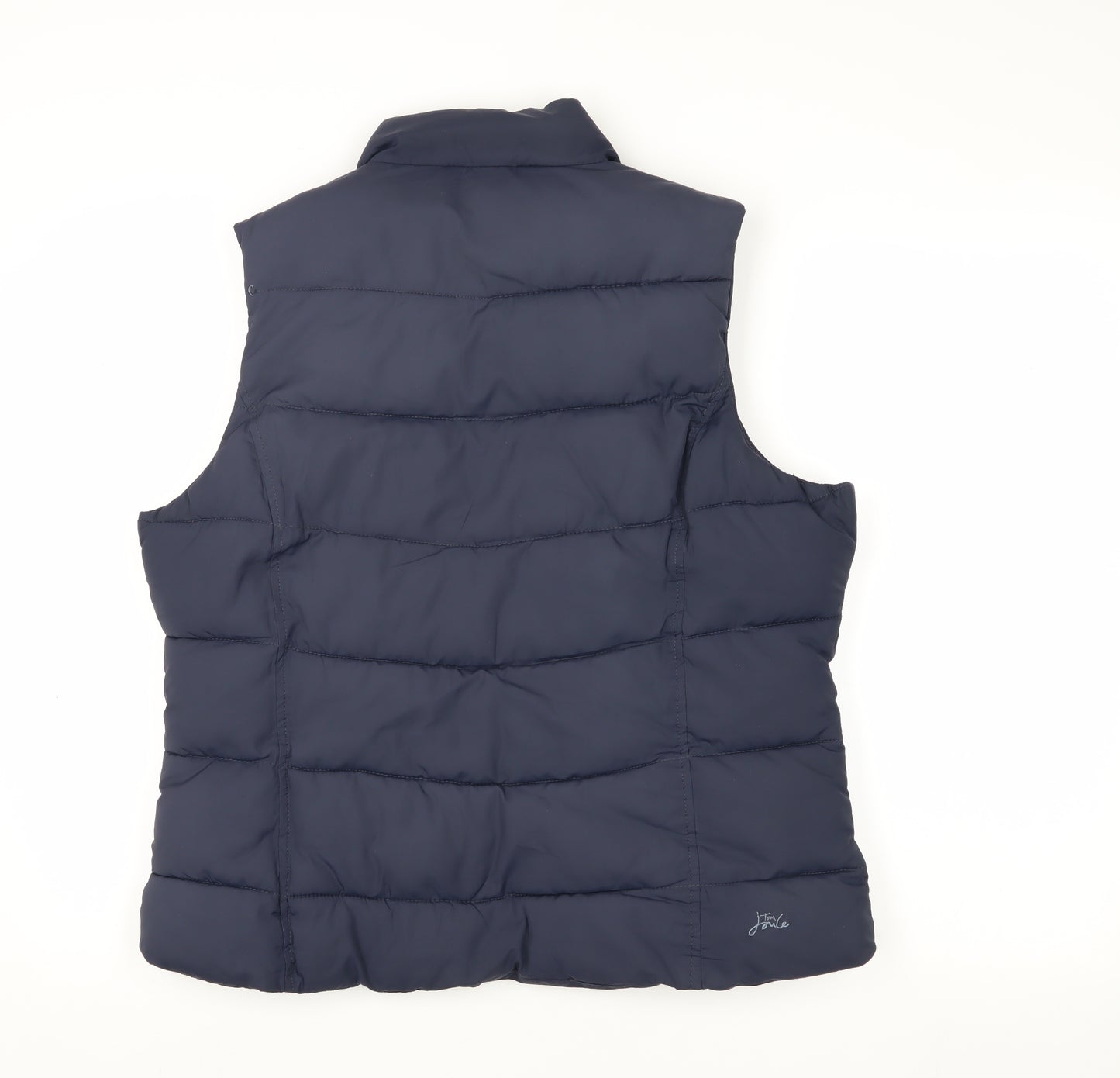 Joules Women's Blue Puffer Waistcoat Gilet Size 16