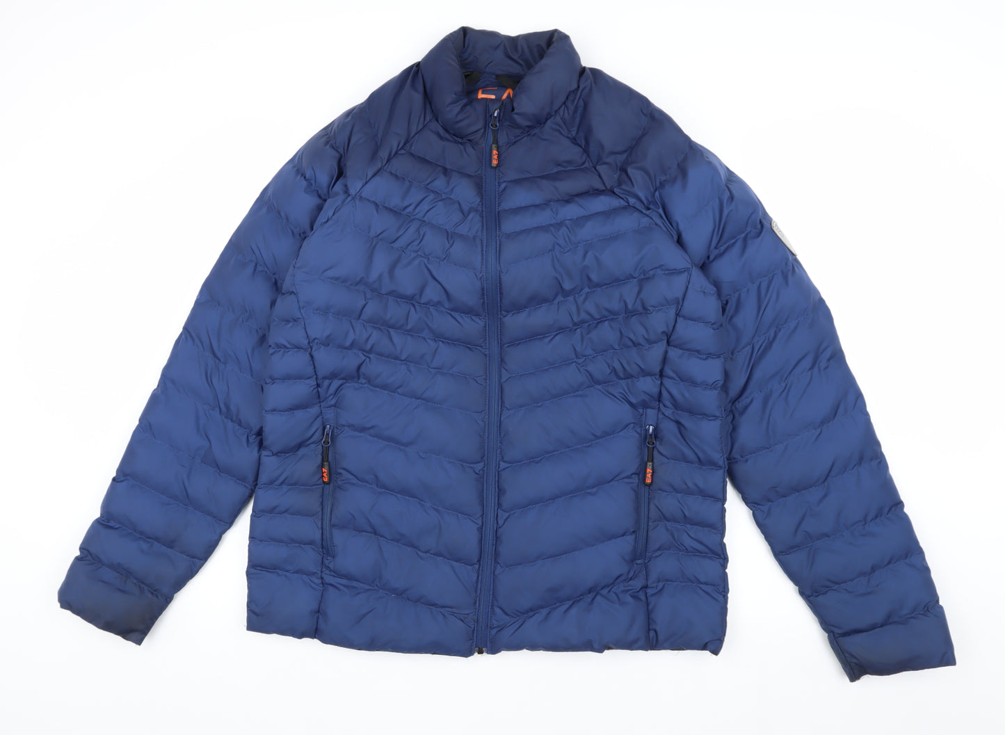 Emporio Armani Men's Blue Puffer Jacket 2XL Casual
