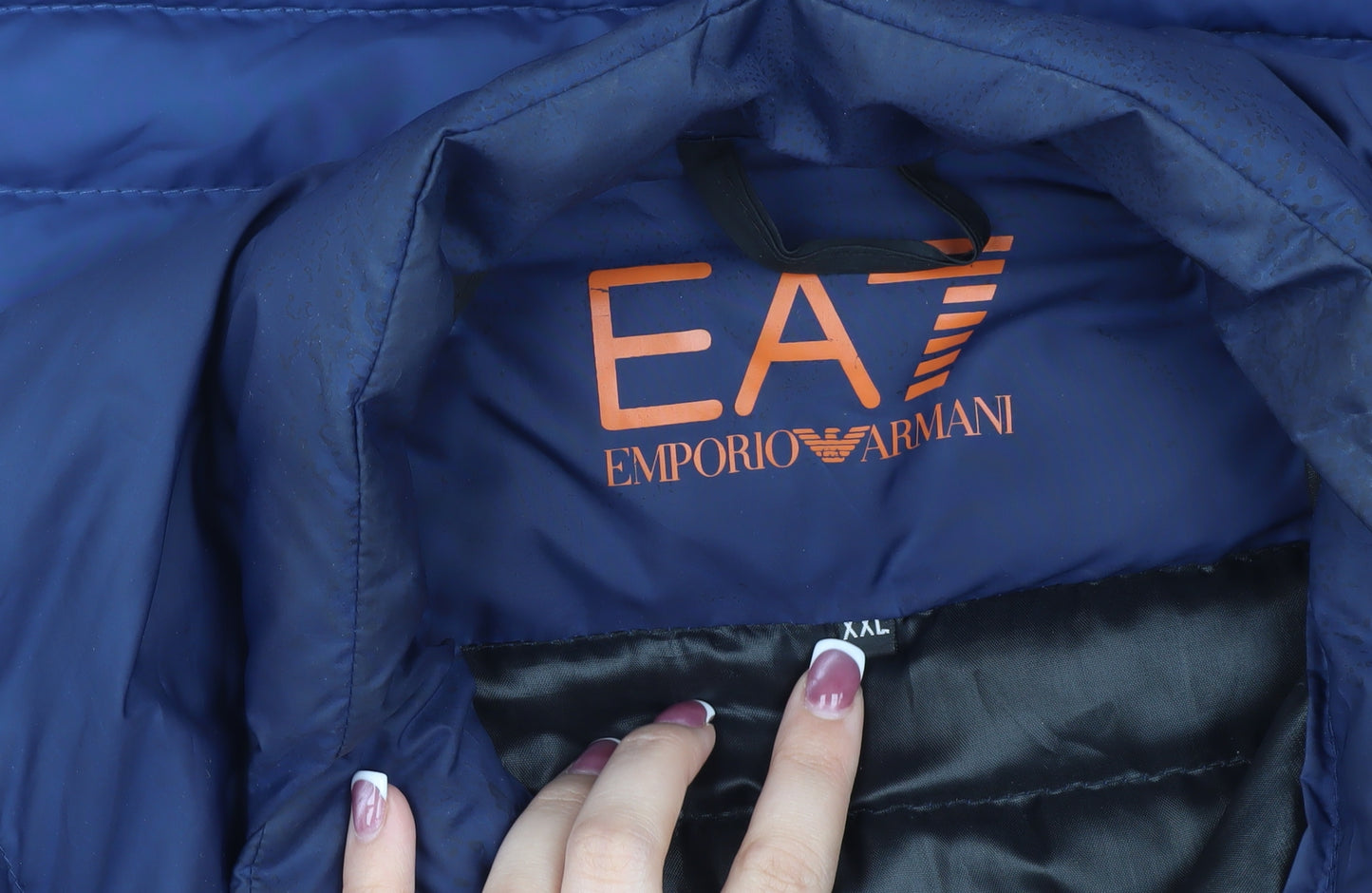 Emporio Armani Men's Blue Puffer Jacket 2XL Casual