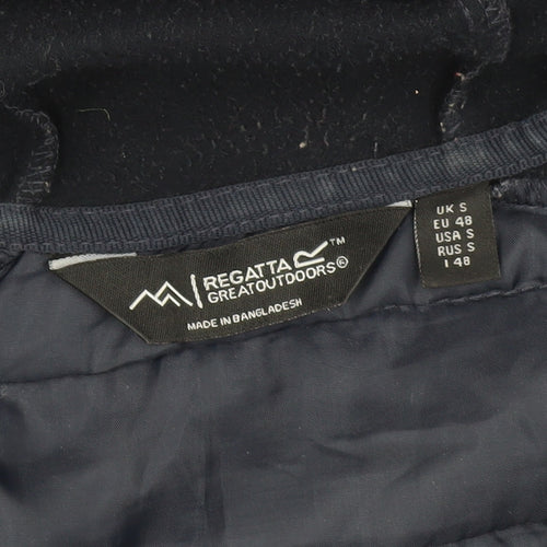 Regatta Men's Blue Puffer Jacket S Hooded