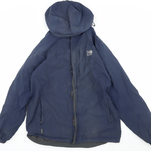 Karrimor Men's Blue Hooded Parka Jacket M